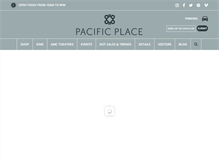 Tablet Screenshot of pacificplaceseattle.com